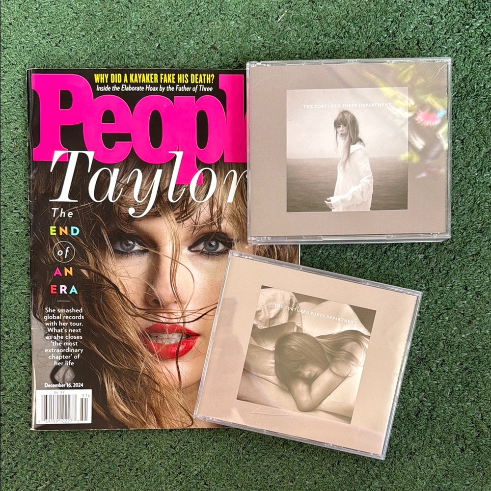 Taylor Swift Magazine and Tortured Poets Album Set